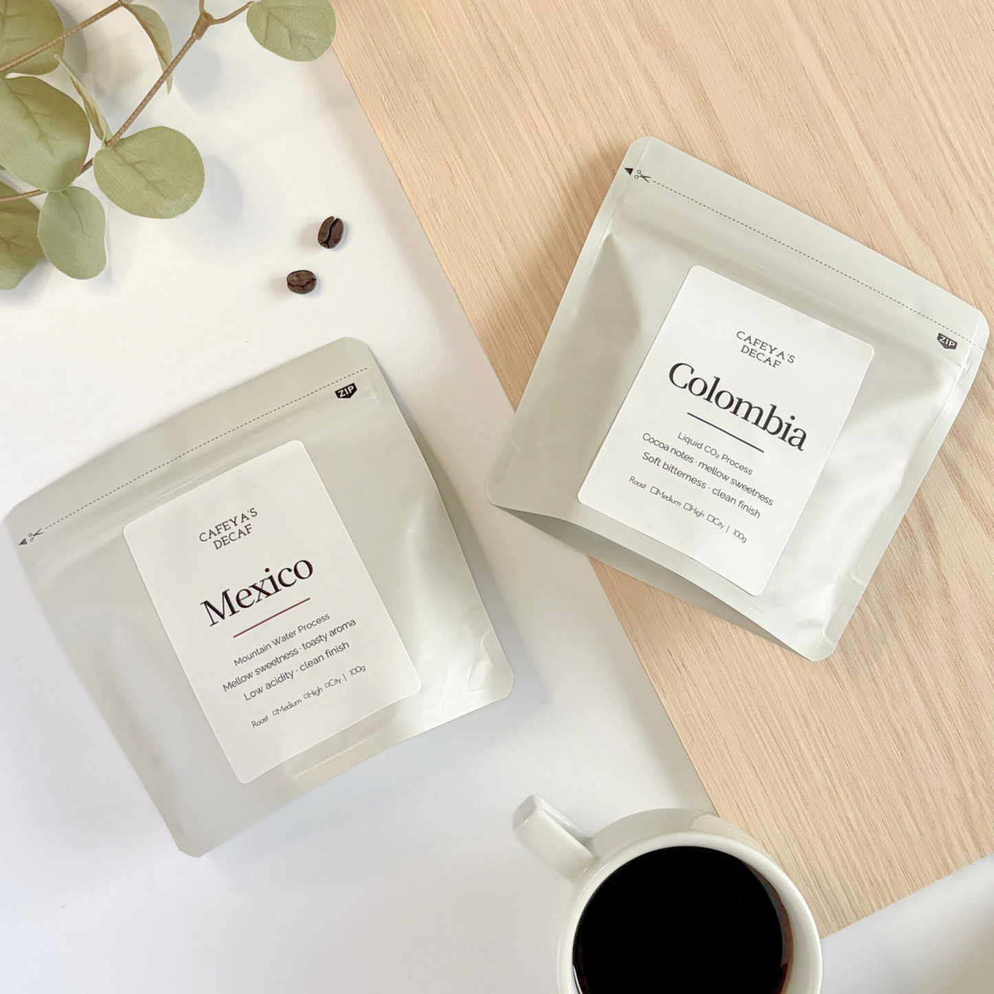 【おすすめNO.1】ちょっとご褒美 | デカフェ飲み比べセット（メキシコ・コロンビア）