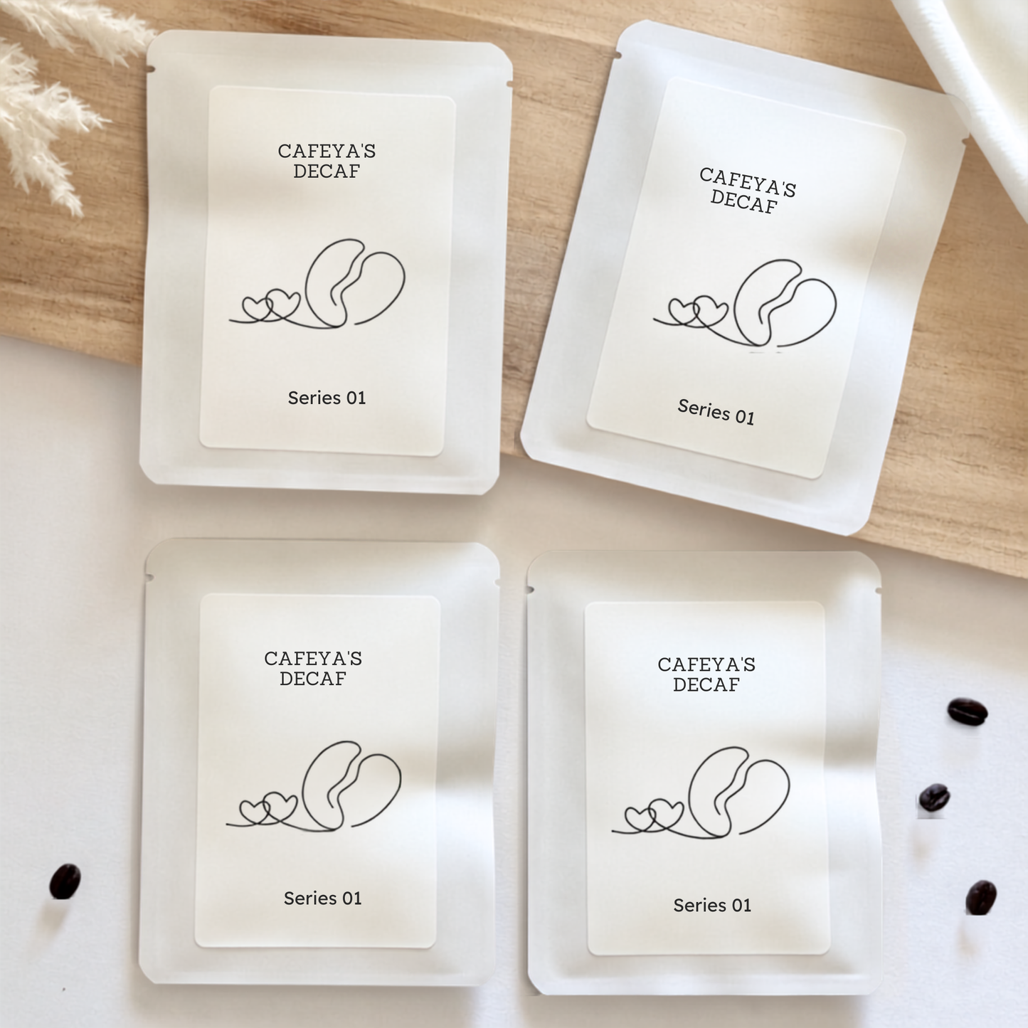 香りとコクのデカフェ｜CAFEYA'S DECAF Series 01 ドリップ4袋